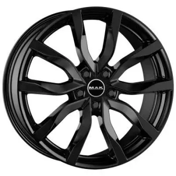 Диск Mak Highlands Gloss Black R19 W8.0 PCD5x105 ET38 DIA56.6