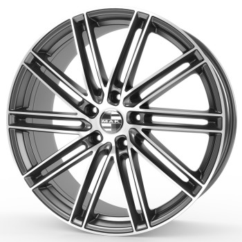 Диск Mak Leipzig-D Gun Metallic Mirror Face R21 W10.0 PCD5x112 ET19 DIA66.45