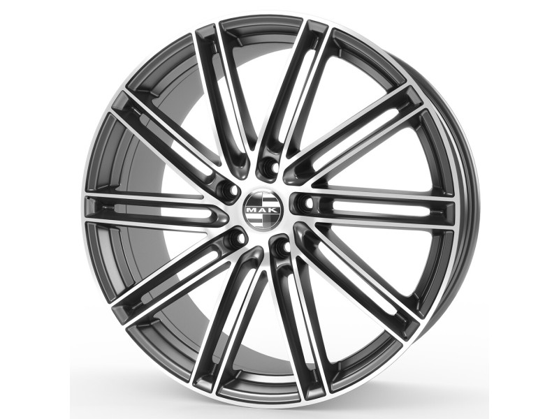 Диск Mak Leipzig-D Gun Metallic Mirror Face R21 W10.0 PCD5x112 ET19 DIA66.45