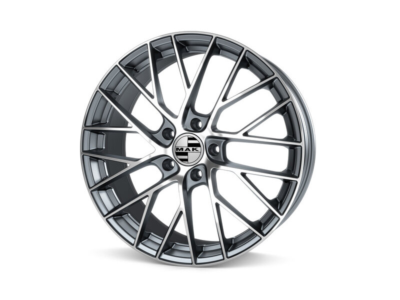 Диск Mak Monaco Gun Metallic Mirror Face R21 W8.5 PCD5x130 ET51 DIA71.6
