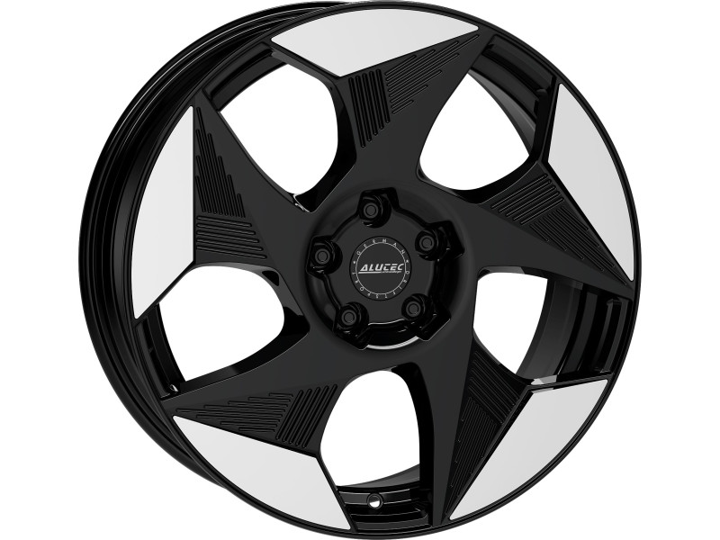 Диск Alutec Solar Diamond Black Front Polished R19 W8.0 PCD5x112 ET36 DIA66.5