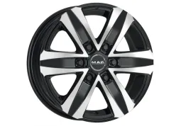 Диск Mak Stone 6 Black Mirror R20 W8.5 PCD6x139.7 ET45 DIA67.1