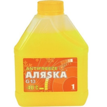 Антифриз АЛЯSКА ANTIFREEZE-40 (желтый) 1 л (5369)