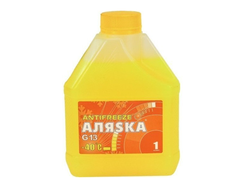 Антифриз АЛЯSКА ANTIFREEZE-40 (желтый) 1 л (5369)