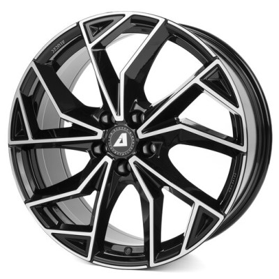 Диск Alutec ADX.02 Diamond Black Front Polished R20 W8.0 PCD5x112 ET50 DIA70.1
