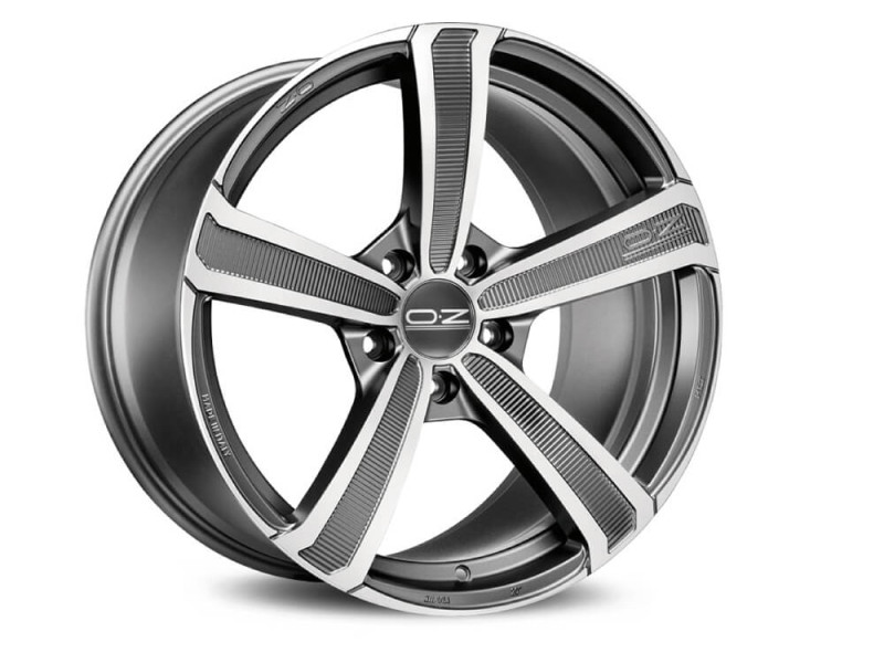 Диск OZ Montecarlo HLT Matt Dark Graphite Diamond Cut R20 W11.5 PCD5x130 ET59 DIA71.56