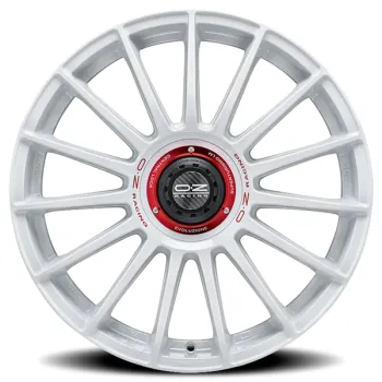 Диск OZ Superturismo Evoluzione WRC Race White - Red Lettering R20 W8.5 PCD5x112 ET30 DIA79.1