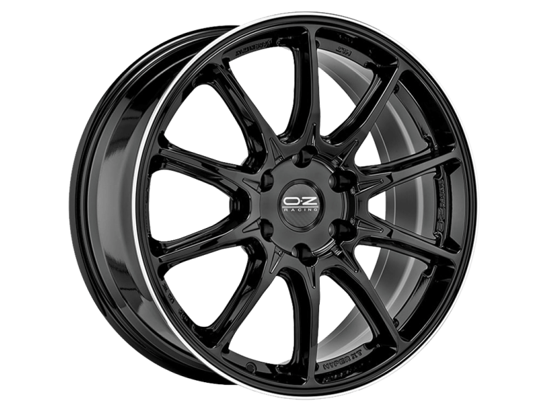 Диск OZ HyperXT HLT Offroad Gloss Black Diamond Lip R20 W9.0 PCD6x114.3 ET38 DIA66.1