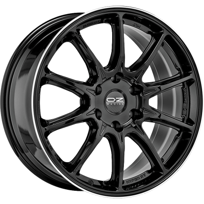 Диск OZ HyperXT HLT Offroad Gloss Black Diamond Lip R20 W9.0 PCD6x139.7 ET38 DIA67.1