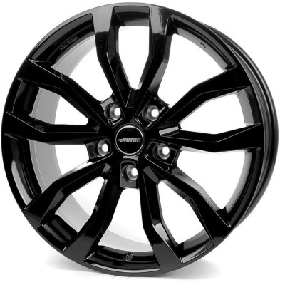 Диск Autec Uteca Black R18 W8.0 PCD5x112 ET45 DIA66.6