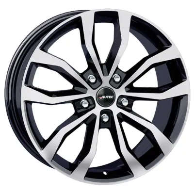 Диск Autec Uteca Black Polished R19 W8.5 PCD5x108 ET45 DIA63.4