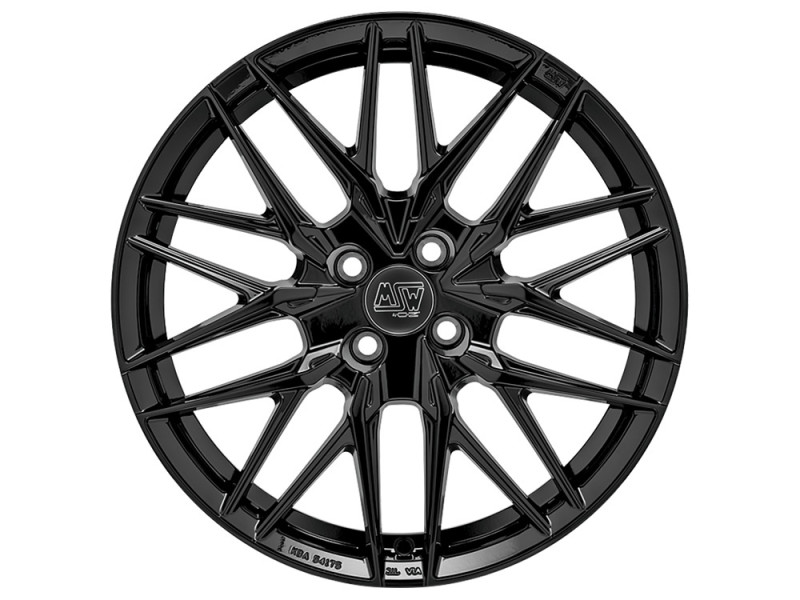 Диск MSW 50 4H Gloss Black R18 W7.5 PCD4x108 ET25 DIA65.06