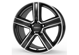 Диск Dezent KG Dark Black Polished R18 W8.0 PCD5x112 ET45 DIA57.1