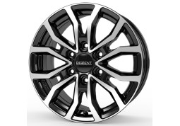 Диск Dezent KC Dark Black Polished R17 W6.5 PCD6x130 ET62 DIA84.1