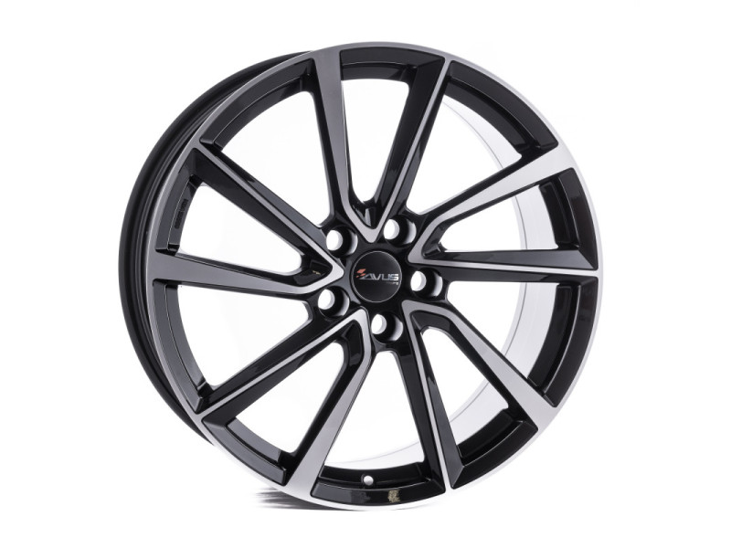 Диск Avus Racing AC-518 Black Polished R15 W5.5 PCD4x108 ET38 DIA63.4
