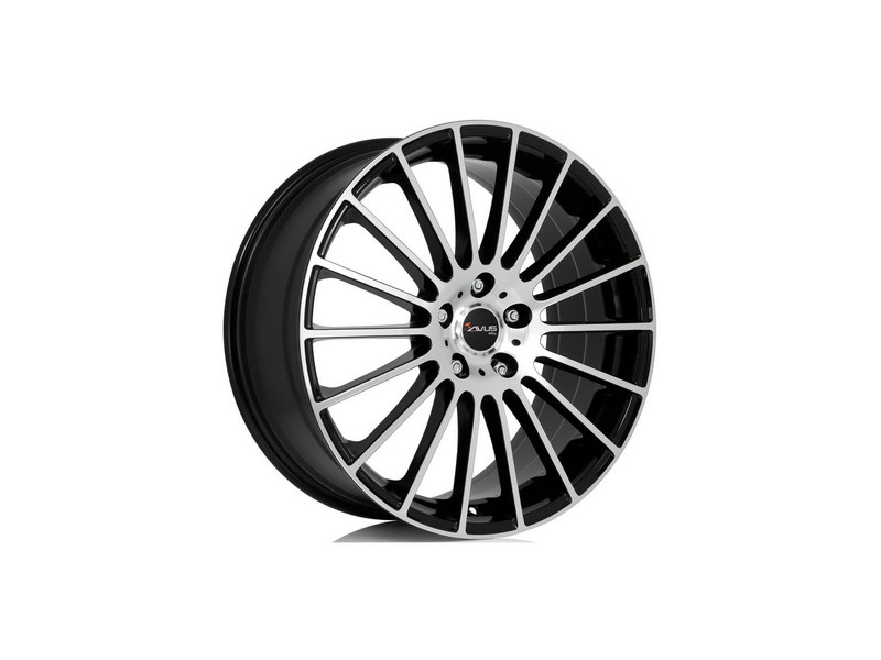 Диск Avus Racing AC-M03 Black Polished R16 W6.5 PCD5x100 ET36 DIA73.1