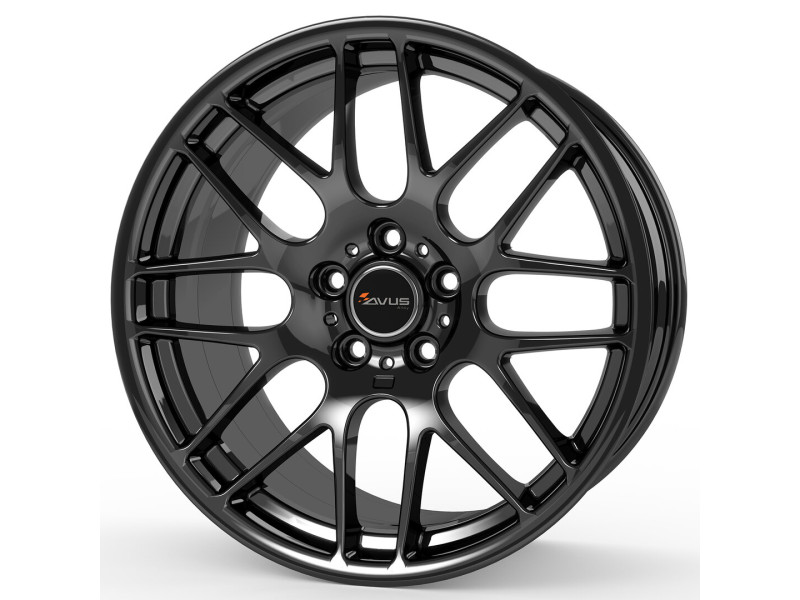 Диск Avus Racing AC-MB4 Black R18 W8.0 PCD5x112 ET30 DIA66.7