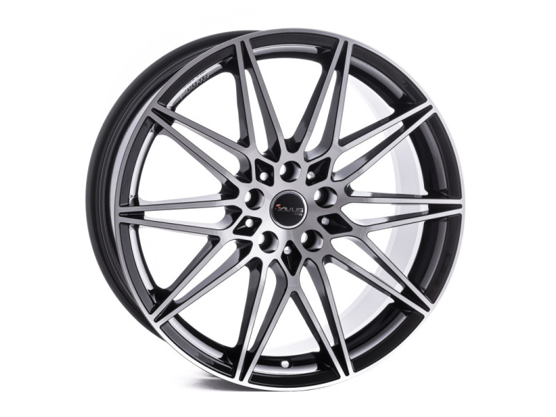 Диск Avus Racing AC-MB5 Black Polished R19 W8.0 PCD5x120 ET36 DIA72.6