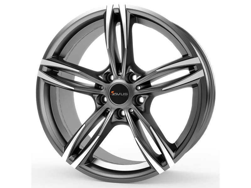 Диск Avus Racing AC-MB3 Anthracite Polished R18 W8.5 PCD5x120 ET47 DIA72.6