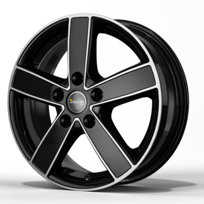 Диск Avus Racing AC-V51 Black Polished R16 W6.5 PCD5x112 ET50 DIA66.6