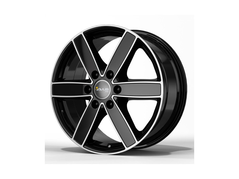 Диск Avus Racing AC-V61 Black Polished R16 W6.5 PCD6x130 ET54 DIA84.1