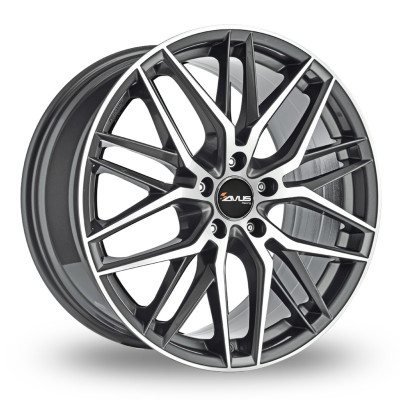 Диск Avus Racing AF19 Anthracite Polished R17 W7.5 PCD5x112 ET47 DIA66.7