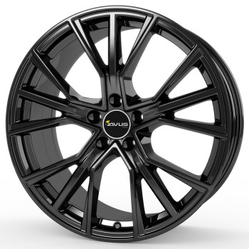 Диск Avus Racing AF18 Black R18 W8.0 PCD5x112 ET47 DIA66.6