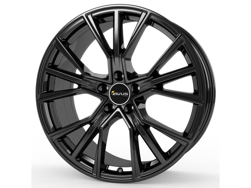 Диск Avus Racing AF18 Black R18 W8.0 PCD5x112 ET47 DIA66.6
