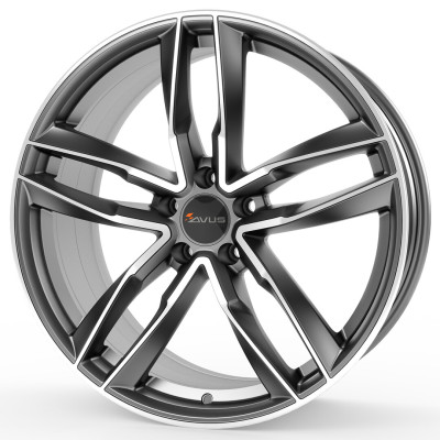 Диск Avus Racing AF16 Anthracite Polished R20 W9.0 PCD5x112 ET35 DIA66.6