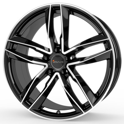 Диск Avus Racing AF16 Black Polished R20 W9.0 PCD5x112 ET40 DIA66.6