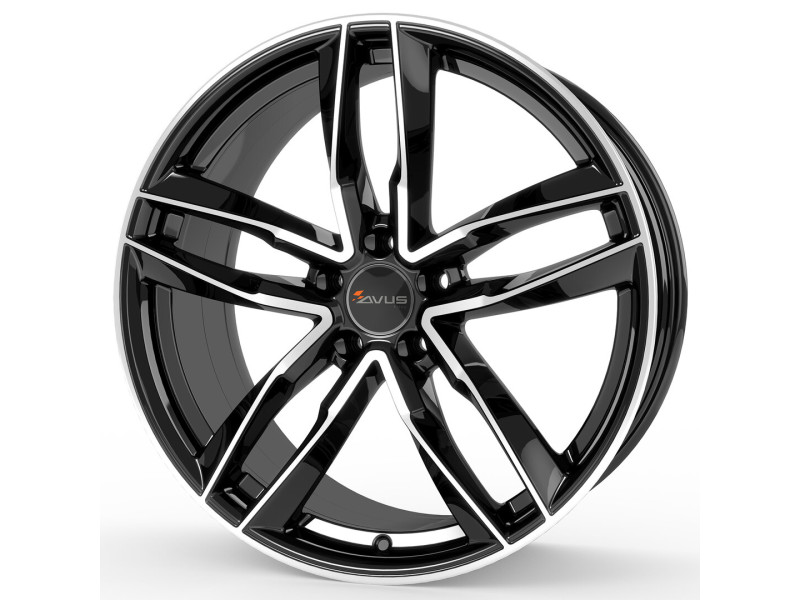 Диск Avus Racing AF16 Black Polished R20 W9.0 PCD5x112 ET45 DIA66.6