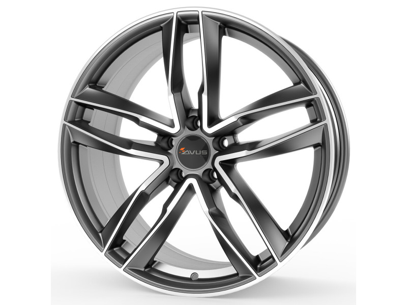 Диск Avus Racing AF16 Anthracite Polished R20 W9.0 PCD5x120 ET45 DIA65.1