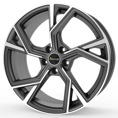 Диск Avus Racing AF20 Matt Anthracite Polished R18 W8.0 PCD5x112 ET28 DIA66.6
