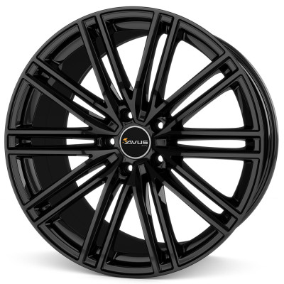 Диск Avus Racing AC-M08 Black R20 W10.0 PCD5x112 ET19 DIA66.6