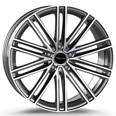 Диск Avus Racing AC-M08 Anthracite Polished R22 W11.5 PCD5x130 ET61 DIA71.6