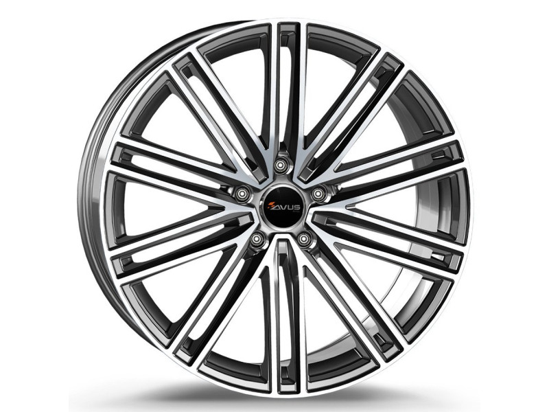 Диск Avus Racing AC-M08 Anthracite Polished R22 W11.5 PCD5x130 ET61 DIA71.6
