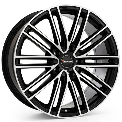 Диск Avus Racing AC-M08 Black Polished R22 W11.5 PCD5x130 ET52 DIA71.6