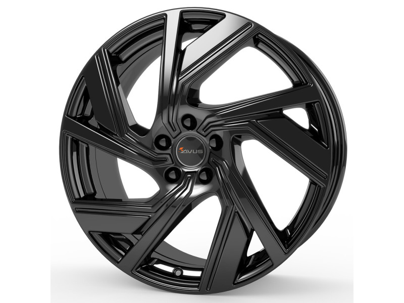 Диск Avus Racing AC-521 Black R18 W7.5 PCD5x114.3 ET35 DIA73.1