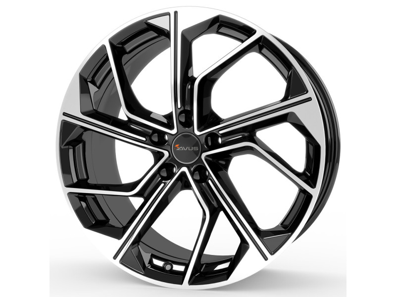 Диск Avus Racing AC-522 Black Polished R19 W8.5 PCD5x120 ET50 DIA65.1