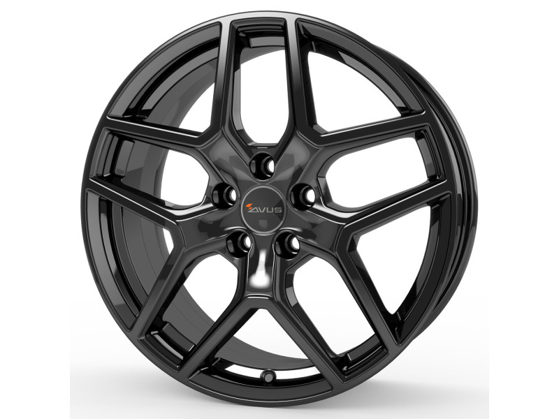Диск Avus Racing AC-519 Black R17 W7.0 PCD5x114.3 ET45 DIA73.1