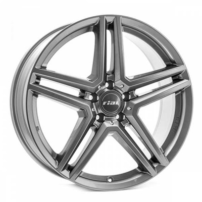 Диск Rial M10 metal grey R18 W8.5 PCD5x112 ET48 DIA66.5