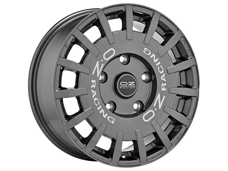 Диск OZ Rally Racing Dark Graphite - Silver Lettering R17 W7.0 PCD5x100 ET45 DIA68.0