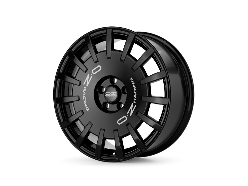 Диск OZ Rally Racing Gloss Black - Silver Lettering R17 W8.0 PCD5x112 ET45 DIA75.0