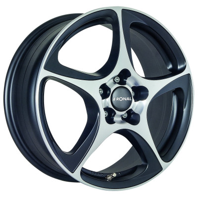 Диск Ronal R53 Mattschwarz Frontkopiert R17 W7.0 PCD5x115 ET40 DIA70.2