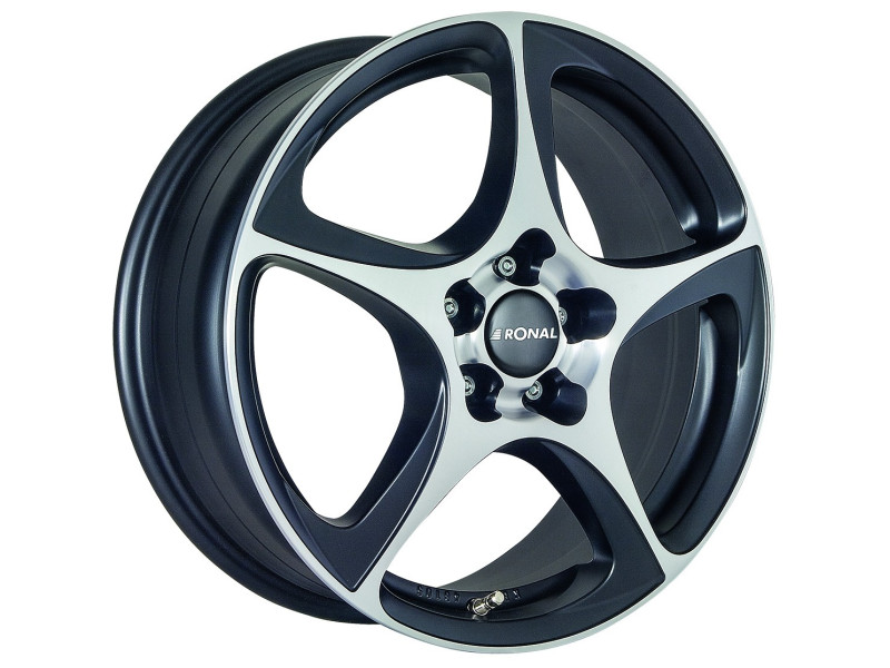 Диск Ronal R53 Mattschwarz Frontkopiert R17 W7.0 PCD5x115 ET40 DIA70.2
