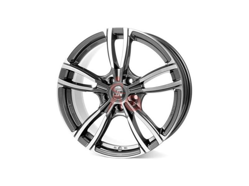 Диск MSW 73 Gloss Dark Grey Full Polished R17 W7.5 PCD5x114.3 ET45 DIA73.1