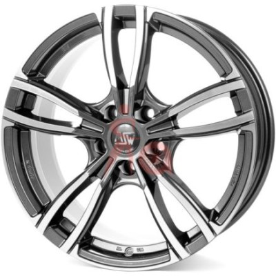 Диск MSW 73 Gloss Dark Grey Full Polished R17 W7.5 PCD5x120 ET36 DIA72.56