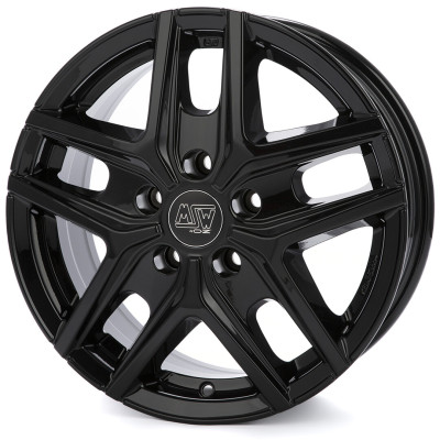 Диск MSW 40 VAN Gloss Black R16 W6.5 PCD5x160 ET55 DIA65.1