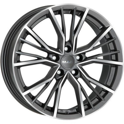 Диск Mak Union Gun Metallic Mirror R21 W9.5 PCD5x112 ET25 DIA66.45