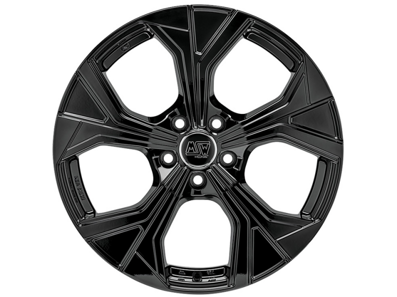 Диск MSW 43 Gloss Black R18 W8.0 PCD5x112 ET28 DIA73.1